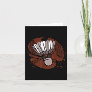 Cartão Jogador de Badminton Atleta Jogador de Atletas Shu