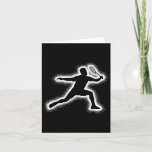 Cartão Jogador de Badminton Peteca Meninos Badminton Home