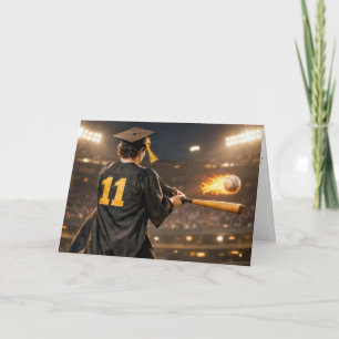 Cartão Jogador de Beisebol do Ensino Médio #11