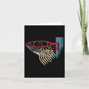 Cartão Jogador de Bysketbyll Menorah Hanukkah Esporte Cha