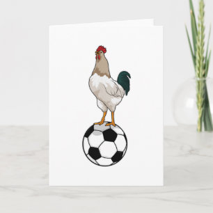 Cartão Jogador de futebol do Rooster