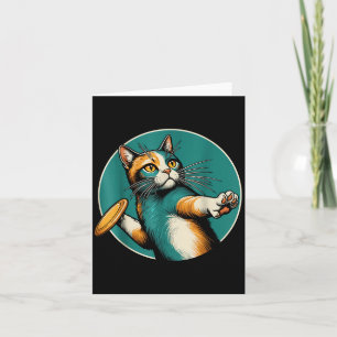 Cartão Jogador de Golfe do Disco de Golfe do Disco C