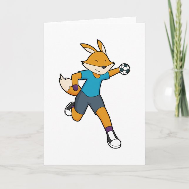 Cartão Jogador de Handebol Fox Handebol (Frente)