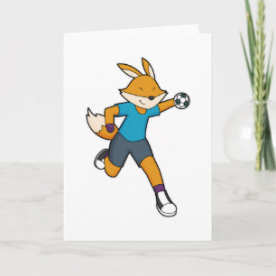 Cartão Jogador de Handebol Fox Handebol