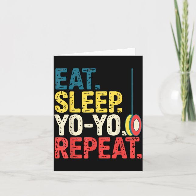 Cartão Jogador de Ioiô Entusiasta de Ioiô  (Frente)