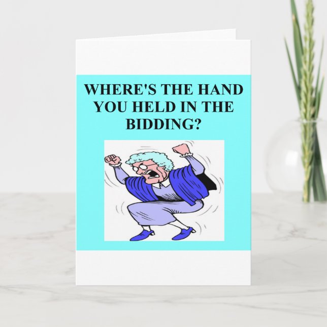 Cartão jogador de jogo bridge duplicado (Frente)