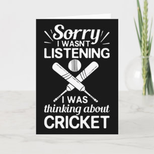 Cartão Jogador de Jogo de Críquete Ll T Treinador Cricket