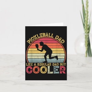 Cartão Jogador de Pickleball Cita Pickleball Engraçado Gr