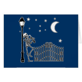 Cartão Jogador de saxofone do jazz do Voodoo