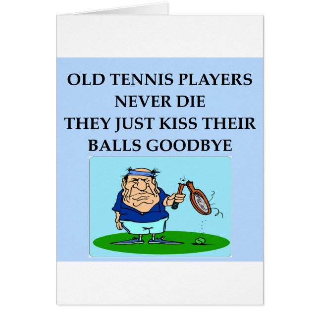 Cartão Jogador de ténis (Frente)