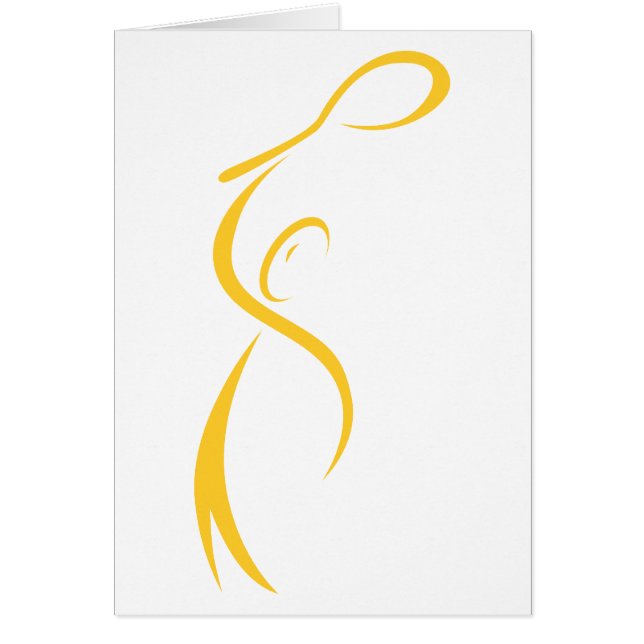 Cartão Jogador de ténis (Frente)