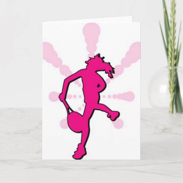 Cartão Jogador de ténis (Frente)