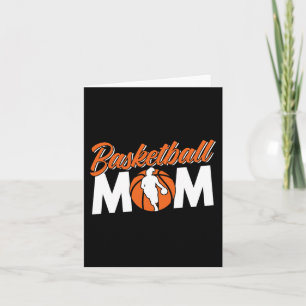 Cartão Jogador de treinador de basquete da equipe da mãe