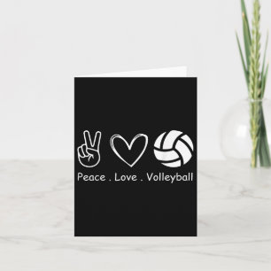 Cartão Jogador de Volei Paz Amor Esporte de Equipe Volei