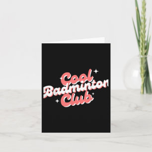 Cartão Jogador do Clube Desportivo Badminton Racket