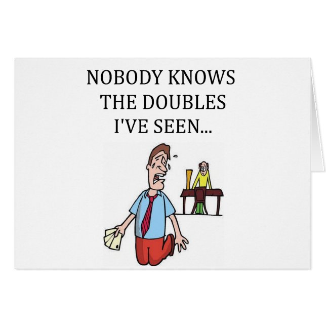 Cartão jogador duplicado do jogo da ponte (Frente Horizontal)