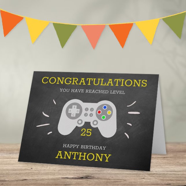 Cartão Jogador moderno de qualquer idade (Criador carregado)