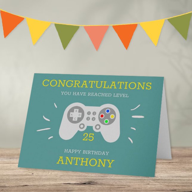 Cartão Jogador moderno de qualquer idade (Criador carregado)