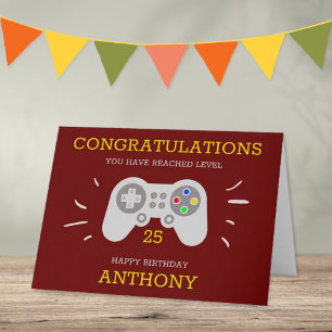 Cartão Jogador moderno de qualquer idade