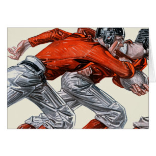 Cartão Jogadores de futebol