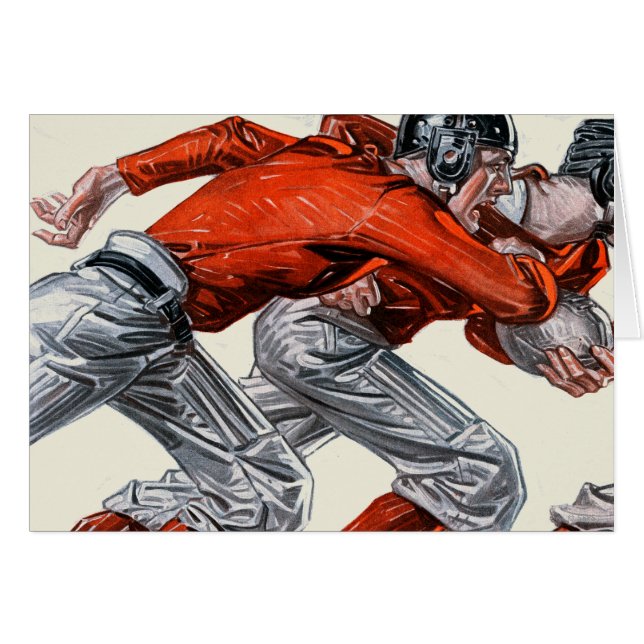 Cartão Jogadores de futebol (Frente Horizontal)