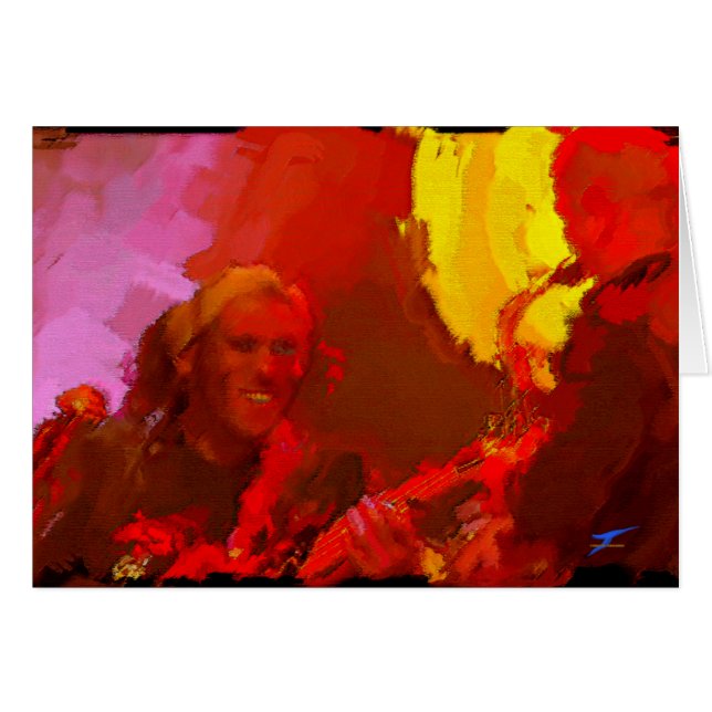 Cartão Jogadores de Jazz 1 (Frente Horizontal)