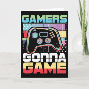 Cartão Jogadores Vão Jogar Video Game Jogador Jogos Diver
