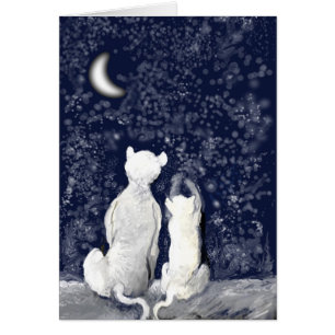 Cartão "Jogando com estrelas "