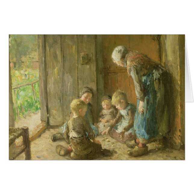 Cartão Jogando jaques na entrada (Frente Horizontal)