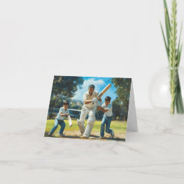 Cartão Jogar Cricket Digital Art