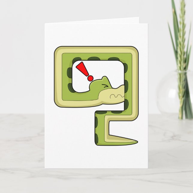 Cartão Jogo da Cobrinha (Frente)