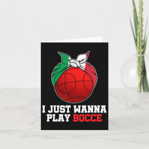 Cartão Jogo de Boliche italiano para mulheres - Boc