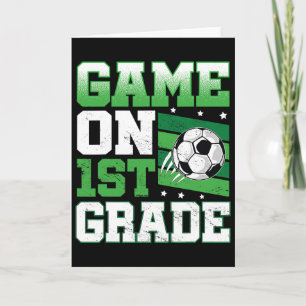 Cartão Jogo de Futebol na 1ª Série Byck To School Esporte