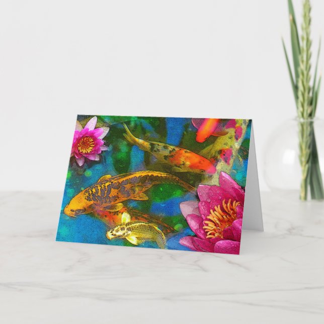 Cartão jogo do koi (Frente)