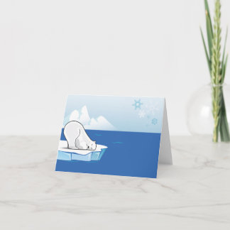 Cartão Jogo do urso polar