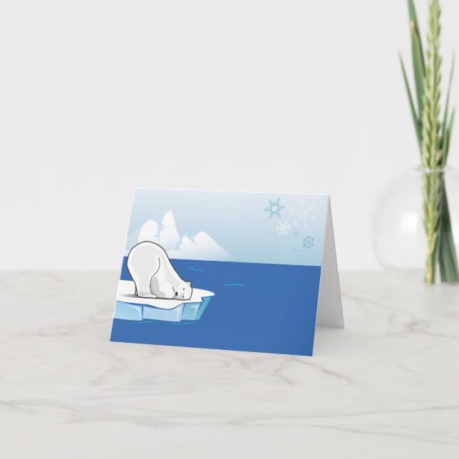 Cartão Jogo do urso polar (Frente)