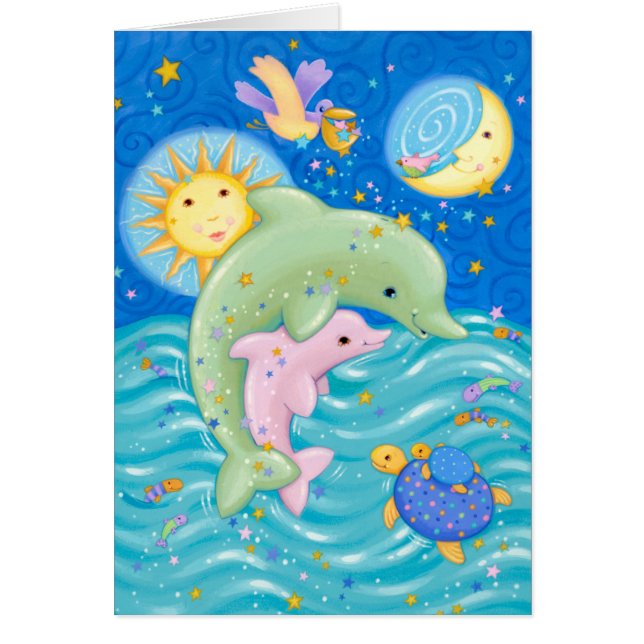 Cartão Jogo dos golfinhos (Frente)