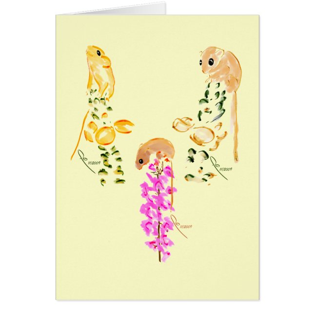 Cartão jogo dos ratos de campo (Frente)