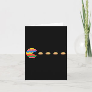 Cartão Jogo engraçado do Cinco De Mayo Festa Mexicana Vid