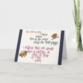 Cartão Jogo no alaúde Notecard