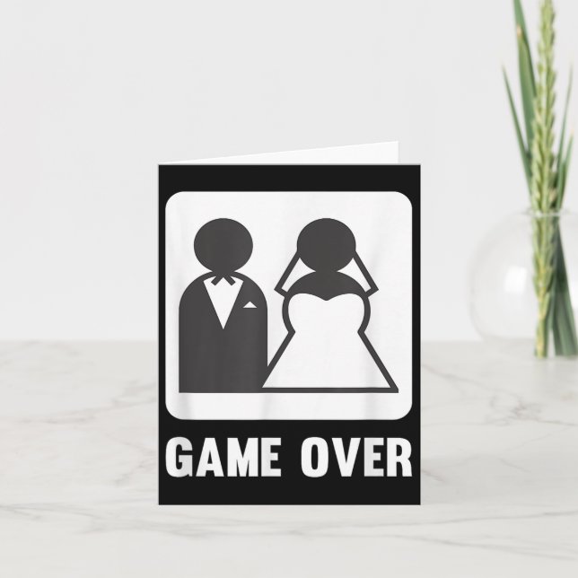 Cartão Jogo sobre a Noiva do Casamento (Frente)