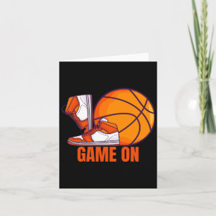 Cartão Jogo Sobre Jogadores De Basquete