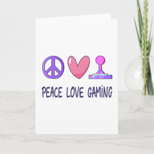 Cartão Jogos de Paz e Amor