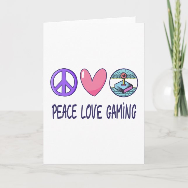 Cartão Jogos de Paz e Amor (Frente)