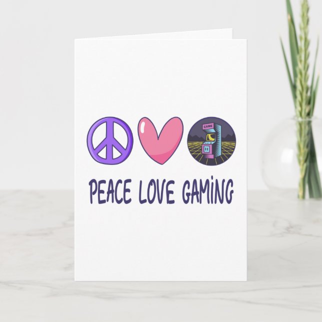 Cartão Jogos de Paz e Amor (Frente)