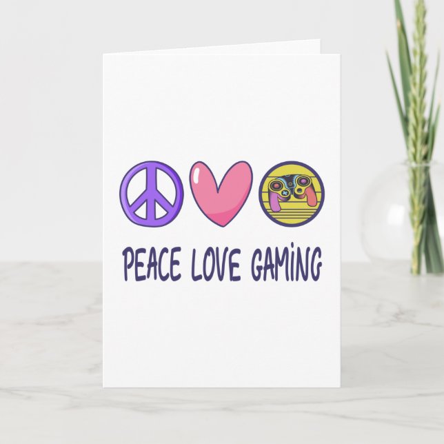 Cartão Jogos de Paz e Amor (Frente)