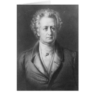 Cartão Johann Wolfgang Goethe