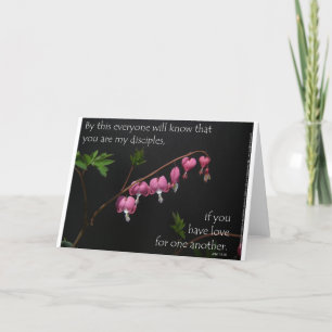 Cartão John 13:35 - Amor entre si