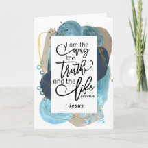 John 14:6 Eu sou o jeito que a vida é Bíblia crist