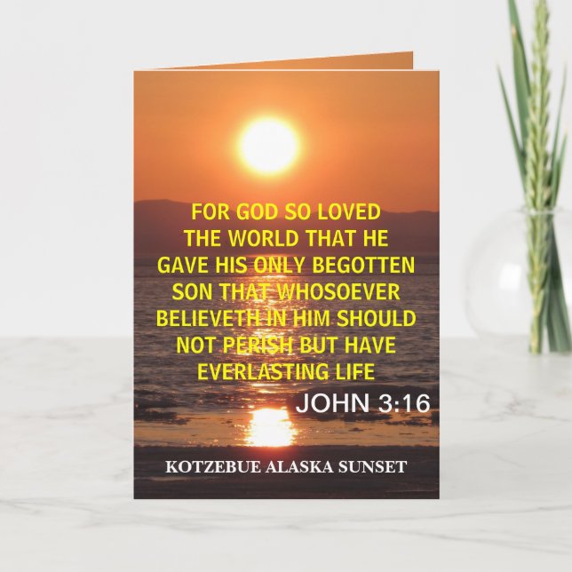 CARTÃO JOHN 3 16 (Frente)